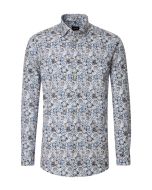 Venti Modern Fit Hemd - Botanic Print