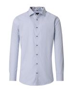 Venti Modern Fit Hemd - Botanic Pinstripe