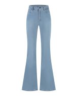 Wonderjeans Flared, blaue jeans für lange Damen