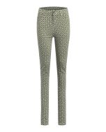 Wonderjeans - High Waist Circle Print Khaki